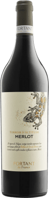 15,95 € Kostenloser Versand | Rotwein Fortant de France Terroir d'Altitude Trocken I.G.P. Vin de Pays d'Oc Bordeaux Frankreich Merlot Flasche 75 cl