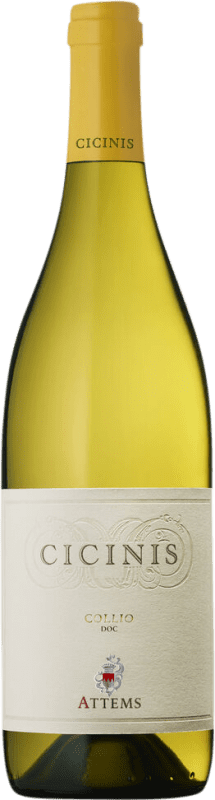 36,95 € Envio grátis | Vinho branco Marchesi de' Frescobaldi Ammiraglia Attems Cicinis Seco D.O.C. Collio Goriziano-Collio Friuli-Venezia Giulia Itália Sauvignon Branca Garrafa 75 cl