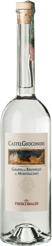 74,95 € Envio grátis | Aguardente Grappa Marchesi de' Frescobaldi Castel Giocondo D.O.C.G. Brunello di Montalcino Tuscany Itália Garrafa 70 cl