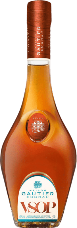 39,95 € Spedizione Gratuita | Cognac Maison Gautier VSOP Francia Bottiglia Medium 50 cl