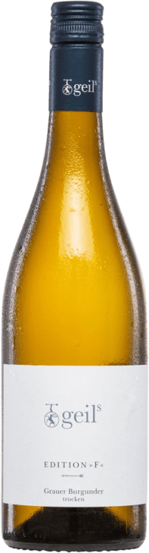 12,95 € Spedizione Gratuita | Vino bianco Geils Edition F Secco Q.b.A. Rheinhessen Rheinhessen Germania Pinot Grigio Bottiglia 75 cl