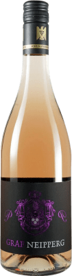 13,95 € Бесплатная доставка | Розовое вино Graf Neipperg P más P VDP Gutswein — Вино с хозяйства, Rosé — Розе Q.b.A. Württemberg Baden-Württemberg Германия Merlot — Мерло, Pinot Noir — Пино Нуар, Lemberger — Лембергер 75 cl