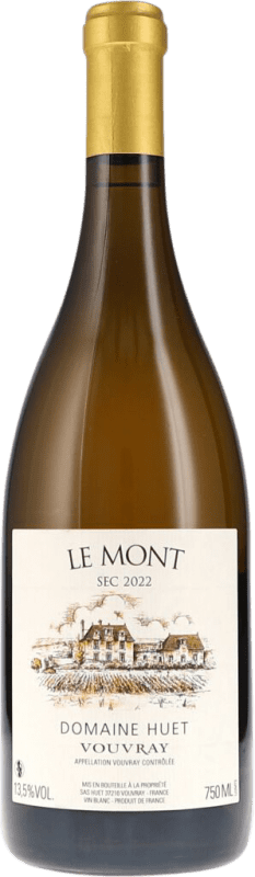 59,95 € Envío gratis | Vino blanco Domaine Huet Le Mont Seco A.O.C. Sancerre Francia Chenin Blanco Botella 75 cl