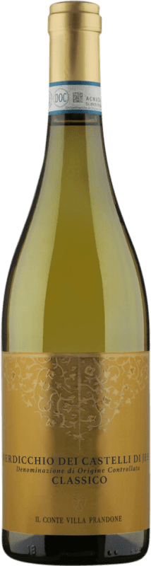 12,95 € Envío gratis | Vino blanco Il Conte Villa Prandone Classico D.O.C. Verdicchio dei Castelli di Jesi Marche Italia Verdicchio Botella 75 cl