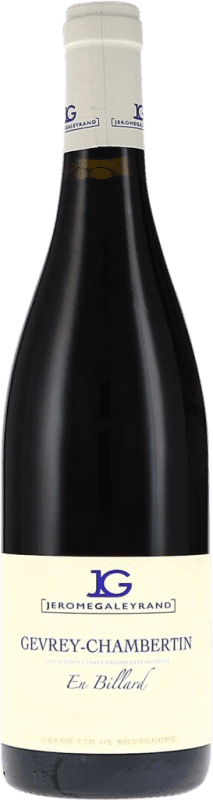 156,95 € Envío gratis | Vino tinto Jérôme Galeyrand En Billard Seco A.O.C. Gevrey-Chambertin Borgoña Francia Pinot Negro Botella 75 cl