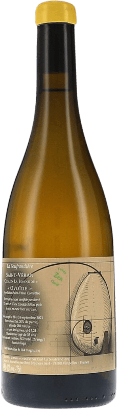 58,95 € Envío gratis | Vino blanco La Soufrandière Climate La Bonnode Ovoide Zen Seco A.O.C. Saint-Véran Borgoña Francia Chardonnay Botella 75 cl