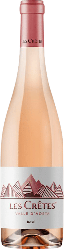 28,95 € Envío gratis | Vino rosado Les Cretes Rosé D.O.C. Valle d'Aosta Valle d'Aosta Italia Pinot Negro Botella 75 cl