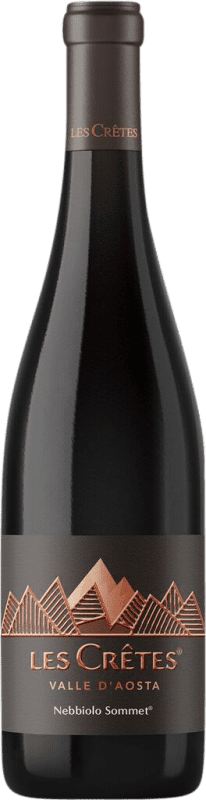 59,95 € Envío gratis | Vino tinto Les Cretes Sommet Seco D.O.C. Valle d'Aosta Valle d'Aosta Italia Nebbiolo Botella 75 cl