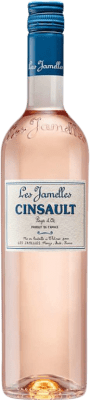 14,95 € Бесплатная доставка | Розовое вино Les Jamelles Seco — Сухое Rosé — Розе A.O.C. Languedoc Лангедок-Руссильон Франция Cinsault — Сансо 75 cl