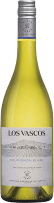 14,95 € Envio grátis | Vinho branco Los Vascos I.G. Valle de Colchagua Vale de Colchagua Chile Sauvignon Branca Garrafa 75 cl