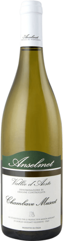 29,95 € Envío gratis | Vino blanco Anselmet Chambave D.O.C. Valle d'Aosta Valle d'Aosta Italia Moscatel Botella 75 cl