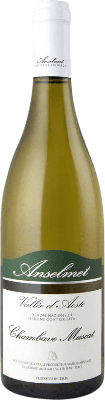 33,95 € Envío gratis | Vino Blanco Anselmet Chambave D.O.C. Valle d'Aosta Valle d'Aosta Italia Moscato 75 cl