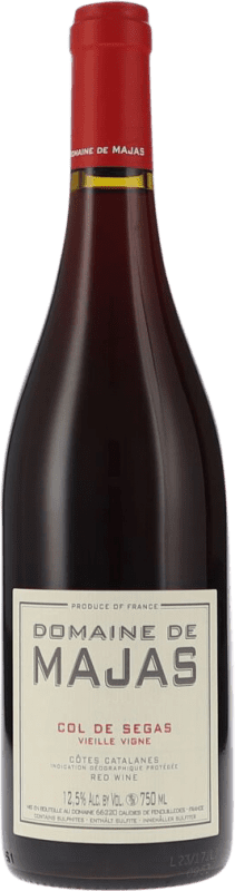 33,95 € Envío gratis | Vino Tinto Domaine de Majas Col de Segas Seco VV Vieilles Vignes — Viñas Viejas A.O.C. Côtes du Roussillon Roussillon Francia Garnacha, Cariñena 75 cl