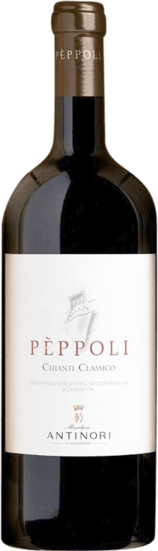 79,95 € Envoi gratuit | Vin rouge Marchesi Antinori Pèppoli D.O.C.G. Chianti Classico Toscane Italie Sangiovese Bouteille Magnum 1,5 L