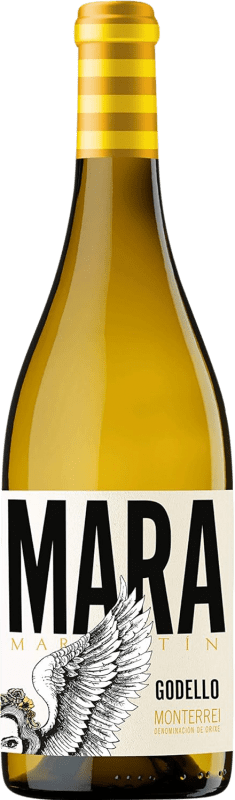 12,95 € Envio grátis | Vinho Branco Martín Códax Mara D.O. Monterrei Galiza Espanha Godello 75 cl