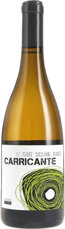 19,95 € Envío gratis | Vino Blanco Massimo Lentsch Seco D.O.C. Sicilia Sicilia Italia Carricante 75 cl