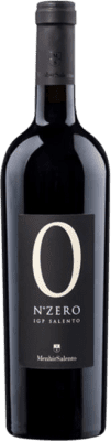 12,95 € Free Shipping | Red wine MenhirSalento 0 Nº Zero Dry I.G.T. Salento Puglia Italy Negroamaro Bottle 75 cl
