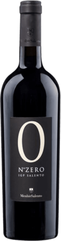 12,95 € Free Shipping | Red wine MenhirSalento 0 Nº Zero Dry I.G.T. Salento Puglia Italy Negroamaro Bottle 75 cl