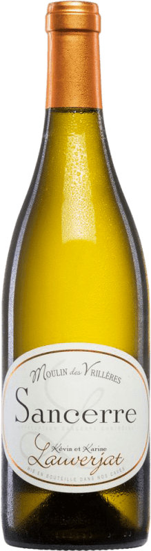 27,95 € Spedizione Gratuita | Vino bianco Moulin des Vrillères Secco A.O.C. Sancerre Francia Sauvignon Bianca Bottiglia 75 cl