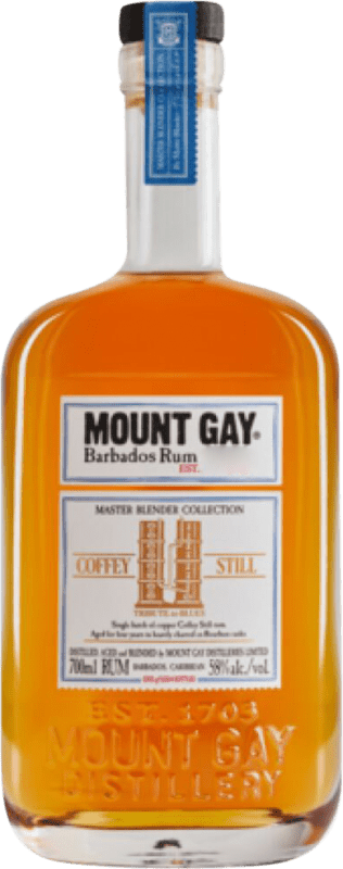 285,95 € Envío gratis | Ron Mount Gay Coffey Still Barbados Botella 70 cl
