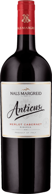 62,95 € Spedizione Gratuita | Vino rosso Nals Margreid Anticus Riserva D.O.C. Südtirol Alto Adige Trentino Italia Merlot, Cabernet Bottiglia 75 cl