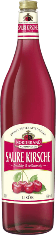 45,95 € 送料無料 | リキュール Nordbrand Nordhausen Saure ドイツ スペシャルボトル 3 L Kirsche — さくらんぼ