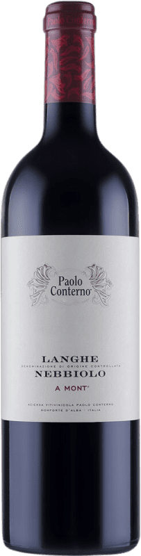 28,95 € Free Shipping | Red Wine Paolo Conterno A Mont Seco — Dry D.O.C. Langhe Piemonte Italy Nebbiolo 75 cl