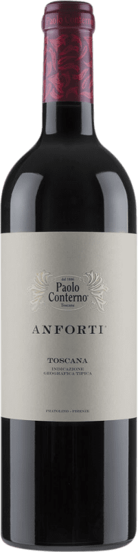 22,95 € Spedizione Gratuita | Vino rosso Paolo Conterno Anforti Secco I.G.T. Toscana Toscana Italia Merlot, Sangiovese Bottiglia 75 cl