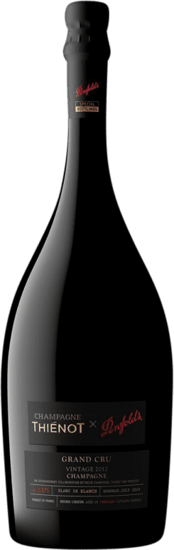 629,95 € Envio grátis | Espumante branco Penfolds Thiénot Blanc de Blancs Grand Cru A.O.C. Champagne Champagne França Chardonnay Garrafa Magnum 1,5 L