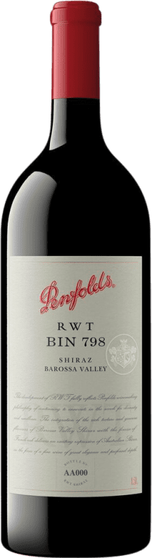 462,95 € Бесплатная доставка | Красное вино Penfolds Bin 798 RWT I.G. Barossa Valley Долина Баросса Австралия Syrah бутылка Магнум 1,5 L