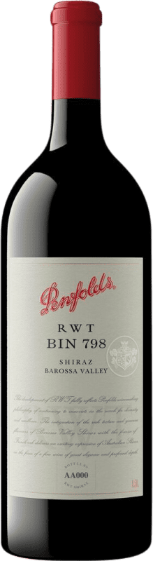 523,95 € Бесплатная доставка | Красное вино Penfolds Bin 798 RWT I.G. Barossa Valley Долина Баросса Австралия Syrah — Сира Бутылка Магнум 1,5 L