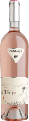 18,95 € Free Shipping | Rosé Wine Pescaja Le Flery Seco — Dry I.G.T. Grappa Piemontese Piemonte Italy Bottle 75 cl