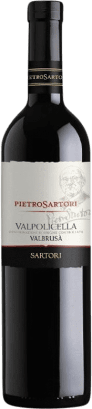 8,95 € Envío gratis | Vino tinto Pietro Sartori Valbrusa D.O.C. Valpolicella Veneto Italia Corvina, Rondinella, Corvinone, Croatina Botella 75 cl