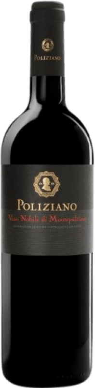 67,95 € Free Shipping | Red wine Poliziano Nobile Dry D.O.C. Montepulciano d'Abruzzo Tuscany Italy Prugnolo Gentile Magnum Bottle 1,5 L