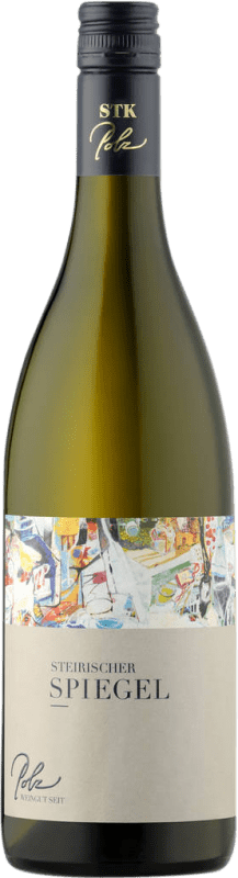 12,95 € Spedizione Gratuita | Vino Bianco Polz Spiegel Riesling Sauvignon Blanc Trocken — Secco Cuvée D.A.C. Vulkanland Steiermark Austria Riesling, Sauvignon 75 cl