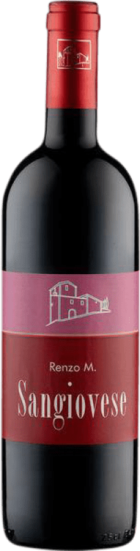 6,95 € Envío gratis | Vino tinto Renzo Masi Seco I.G.T. Toscana Toscana Italia Sangiovese Botella 75 cl