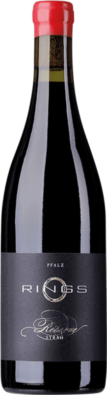 109,95 € 免费送货 | 红葡萄酒 Rings Trocken — 干型 珍藏 Q.b.A. Pfälz 普法尔茨 德国 Syrah — 西拉 75 cl