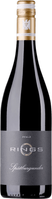 29,95 € 免费送货 | 红葡萄酒 Rings Trocken — 干型 Q.b.A. Pfälz 普法尔茨 德国 Pinot Noir — 黑皮诺 75 cl