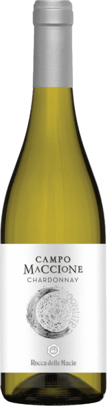 13,95 € Envío gratis | Vino blanco Rocca delle Macìe Campo Maccione Moonlite I.G.T. Toscana Toscana Italia Chardonnay Botella 75 cl