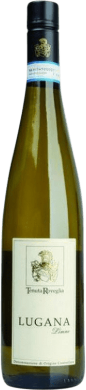 12,95 € Envío gratis | Vino blanco Roveglia Limne Seco D.O.C. Lugana Lombardia Italia Trebbiano di Lugana Botella 75 cl