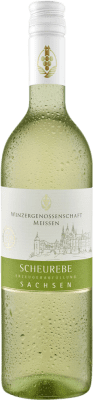 15,95 € Envío gratis | Vino blanco Meissen Kabinett Seco Sachsen Alemania Scheurebe Botella 75 cl