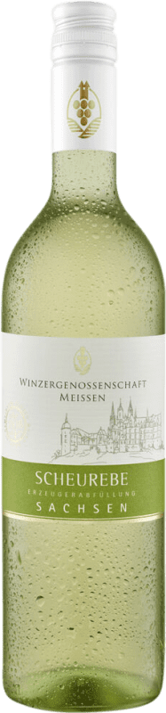 15,95 € Envío gratis | Vino blanco Meissen Kabinett Seco Sachsen Alemania Scheurebe Botella 75 cl