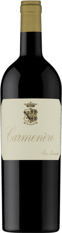 106,95 € Envío gratis | Vino tinto Tenuta San Leonardo I.G.T. Vigneti delle Dolomiti Trentino Italia Carmenère Botella 75 cl