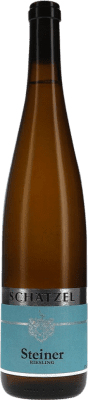 39,95 € 免费送货 | 白酒 Schätzel Steiner 干 Q.b.A. Rheinhessen Rheinhessen 德国 Riesling 瓶子 75 cl