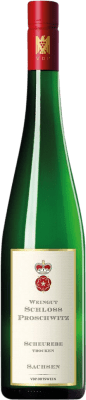23,95 € Envío gratis | Vino blanco Schloss Proschwitz Seco Sachsen Alemania Scheurebe Botella 75 cl