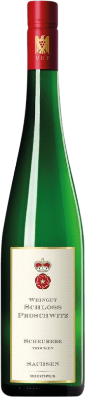 26,95 € 免费送货 | 白葡萄酒 Schloss Proschwitz Trocken — 干型 Q.b.A. Sachsen Sachsen 德国 Scheurebe — 舒雷贝 75 cl