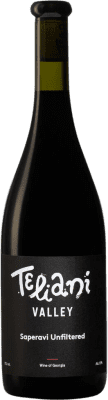 24,95 € Spedizione Gratuita | Vino Rosso Teliani Valley Seco — Secco Unfiltered — Non Filtrato Georgia Saperavi 75 cl