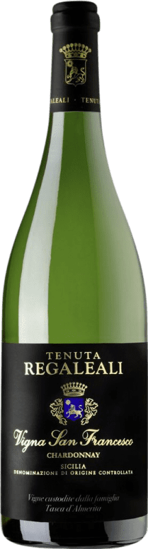 55,95 € Kostenloser Versand | Weißwein Tenuta Regaleali Vigna San Francesco D.O.C. Sicilia Sizilien Italien Chardonnay Flasche 75 cl