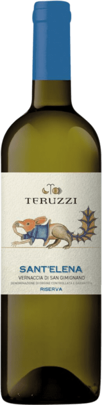 25,95 € Kostenloser Versand | Weißwein Teruzzi & Puthod Sant Elena Trocken Reserve I.G.T. Toscana Toskana Italien Vernaccia Flasche 75 cl