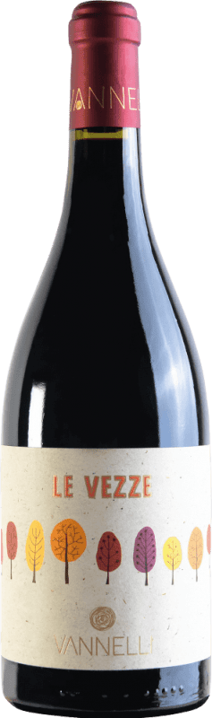 17,95 € Envío gratis | Vino tinto Vannelli Le Vezze Rosso I.G.T. Lazio Lazio Italia Botella 75 cl